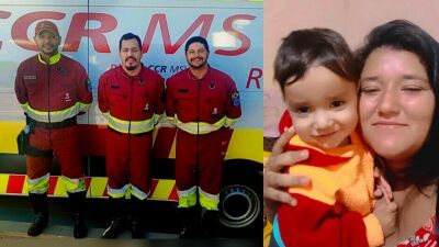 Imagem da notícia Socorristas salvam bebê de 1 ano engasgado em Rio Verde de MT no Dia do Socorrista
